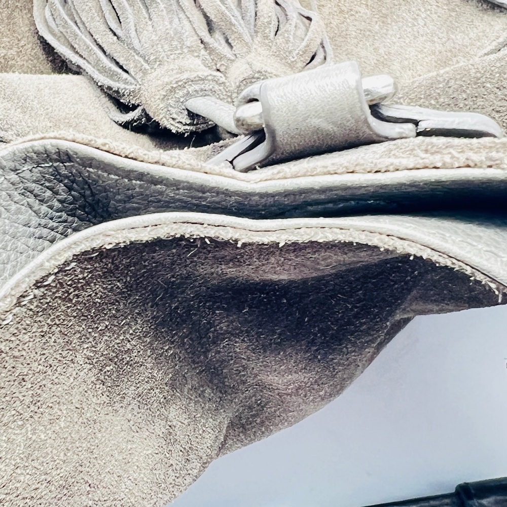 $15 WITH ANY REGULAR PRICE PURCHASE: FRYE Melissa Suede Hobo Bag - Picture 15 of 15